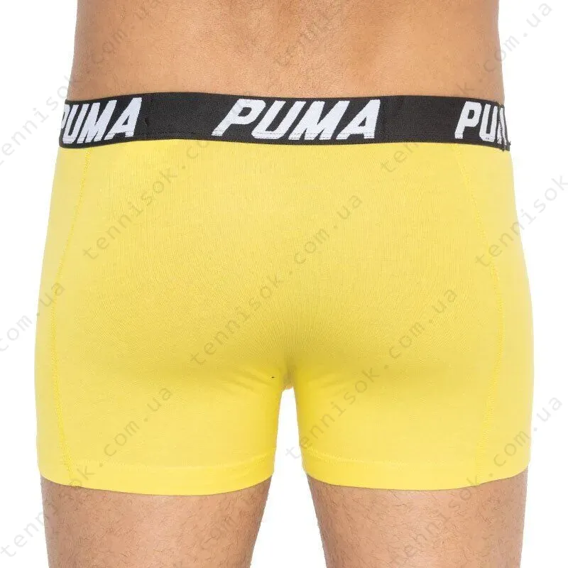 Трусы Puma Bold Stripe Boxer 2-pack Gray/White