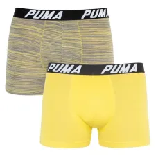 Трусы Puma Bold Stripe Boxer 2-pack Gray/White