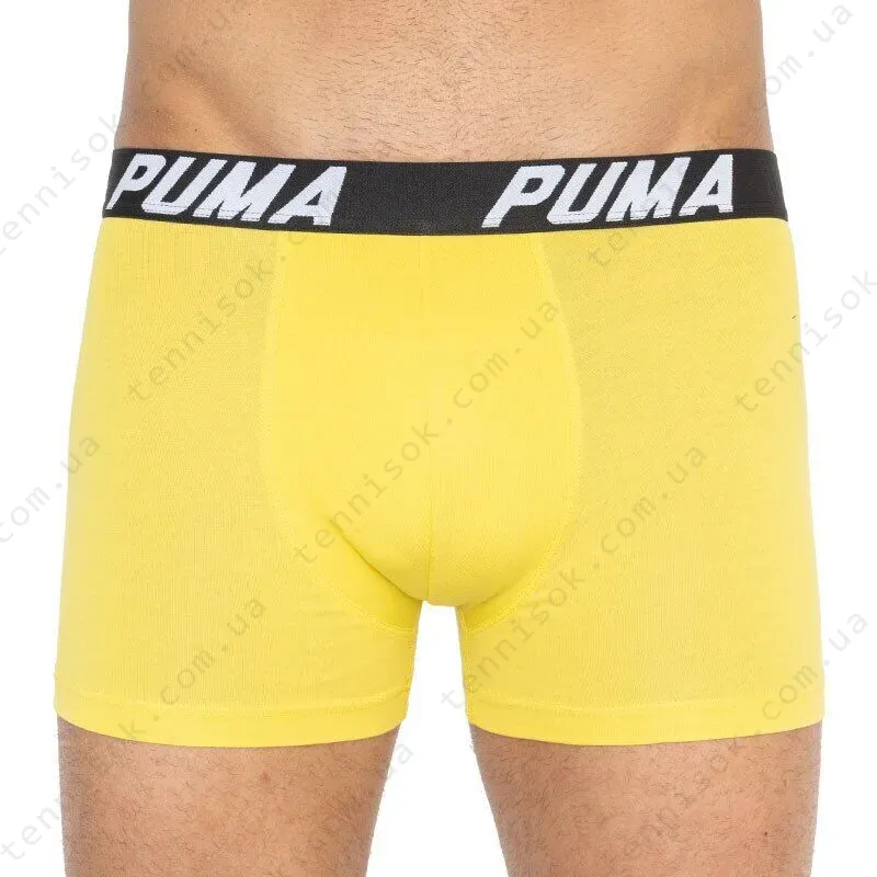 Трусы Puma Bold Stripe Boxer 2-pack Gray/White