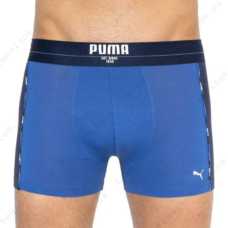 Трусы Puma Statement Boxer 2-pack Blue/Gray