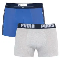 Трусы Puma Statement Boxer 2-pack Blue/Gray