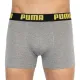 Трусы Puma Statement Boxer 2-pack Gray/Yellow