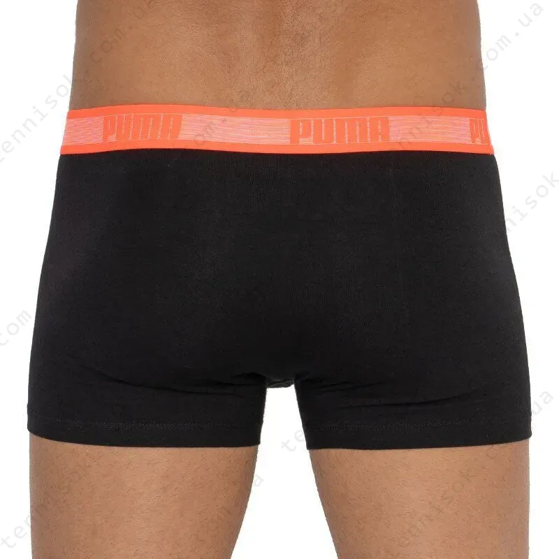 Труси Puma Worldhood Stripe Trunk 2-pack Black/Red/Blue
