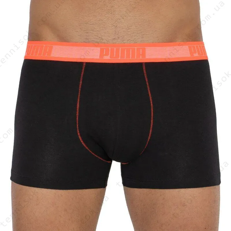 Труси Puma Worldhood Stripe Trunk 2-pack Black/Red/Blue