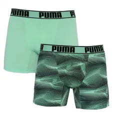 Трусы Puma Active Boxer 2-pack Green/Black