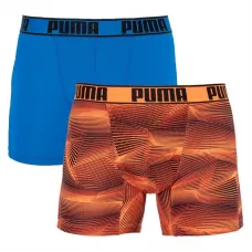 Трусы Puma Active Boxer 2-pack Blue/Orange