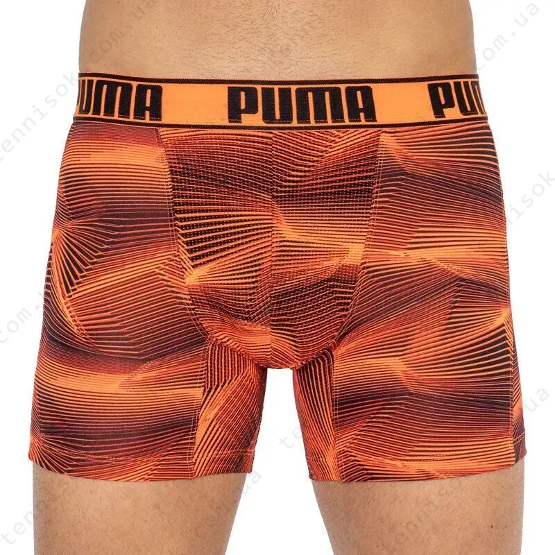 Трусы Puma Active Boxer 2-pack Blue/Orange