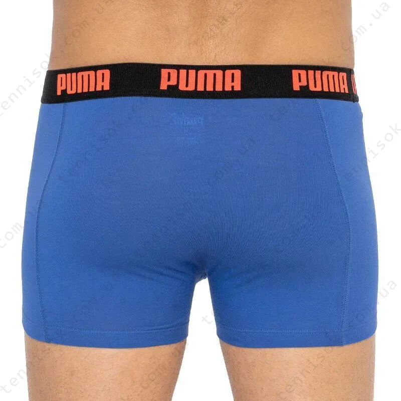 Трусы Puma Basic Boxer 2-pack Black/Blue