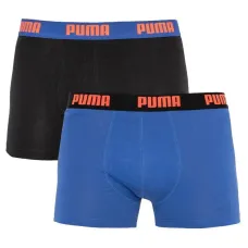 Трусы Puma Basic Boxer 2-pack Black/Blue
