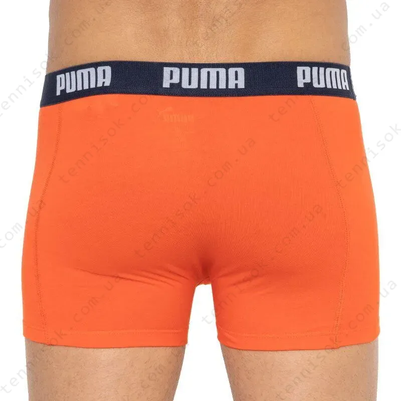 Трусы Puma Basic Boxer 2-pack Blue/Orange