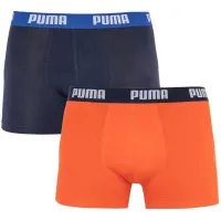Трусы Puma Basic Boxer 2-pack Blue/Orange