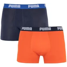 Трусы Puma Basic Boxer 2-pack Blue/Orange