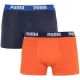 Трусы Puma Basic Boxer 2-pack Blue/Orange