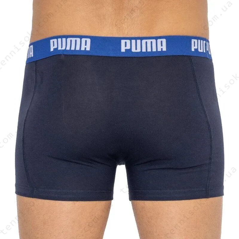 Трусы Puma Basic Boxer 2-pack Blue/Orange