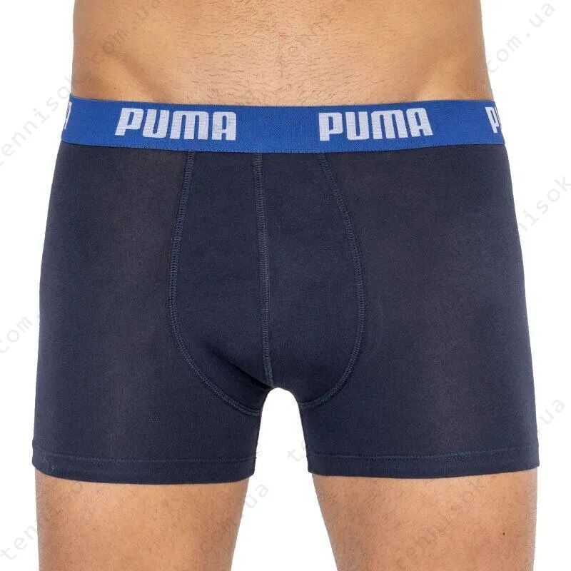 Трусы Puma Basic Boxer 2-pack Blue/Orange