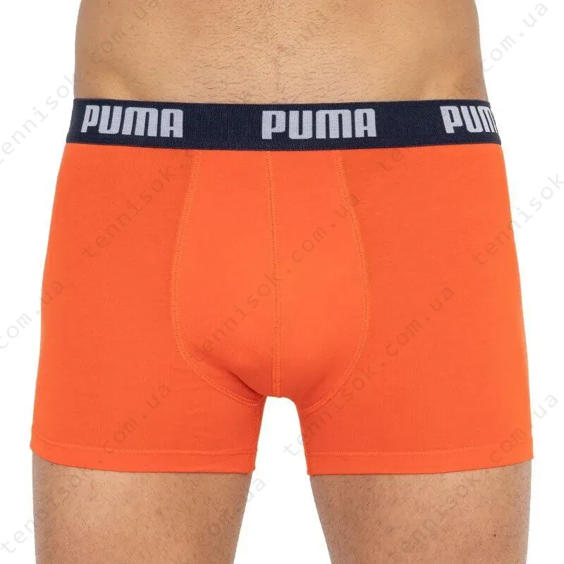 Трусы Puma Basic Boxer 2-pack Blue/Orange