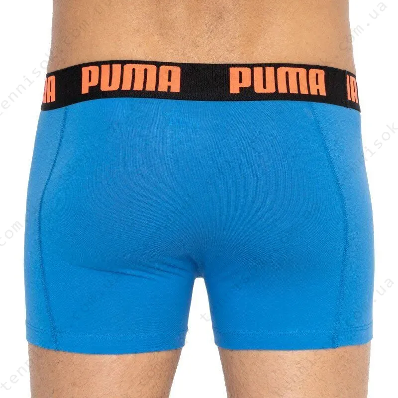 Трусы Puma Statement Boxer 2-pack Black/Blue