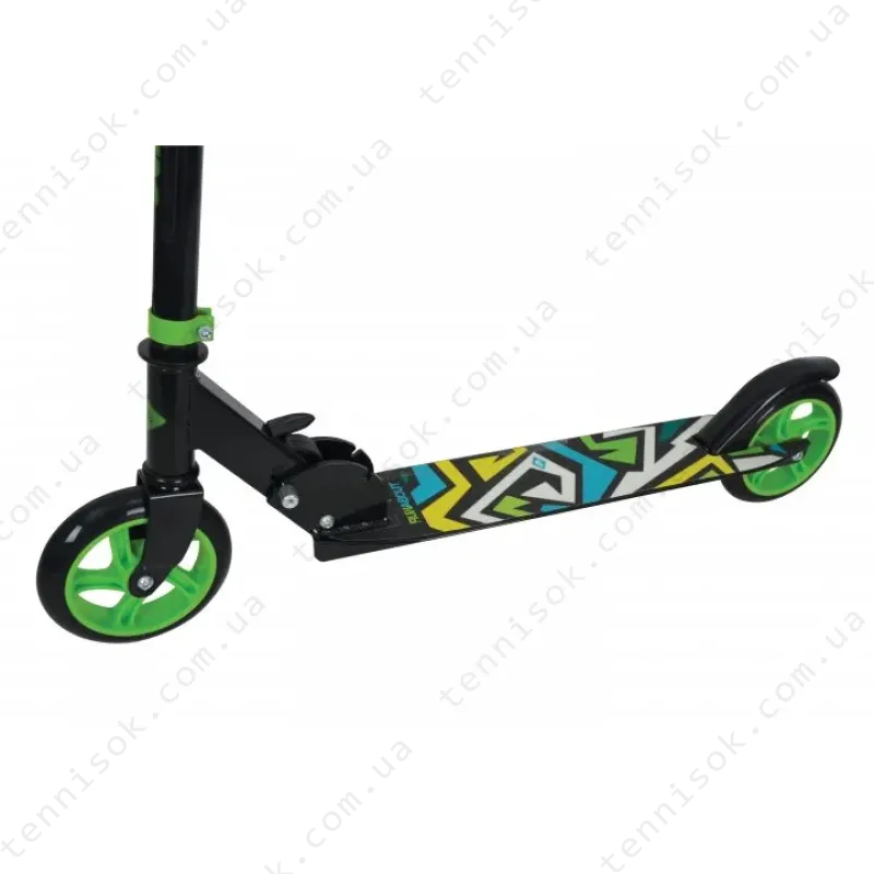 Міський самокат Schildkrot City Scooter RunAbout 145mm Black/Green