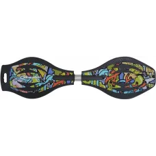 Вейвборд Schildkrot Waveboard Good Vibes Graffiti Black/Multicolor