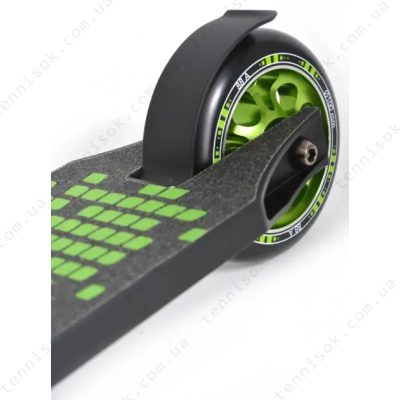 Самокат трюковий Schildkrot Kickless Sunset Black/Green
