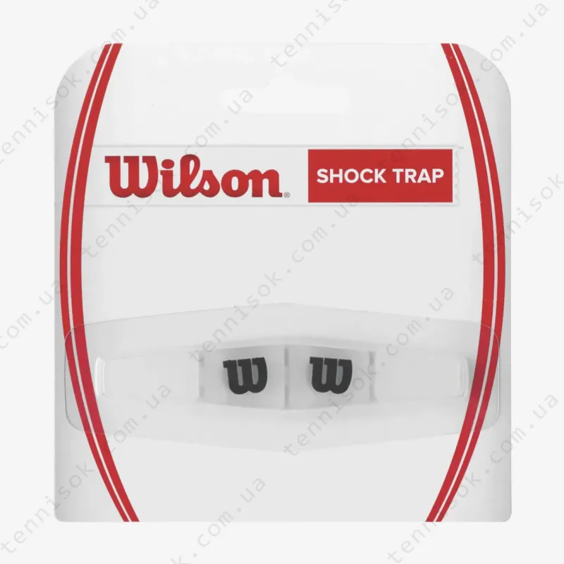 Виброгасители для теннисной ракетки Wilson Shock Trap WH/BK WRZ537000