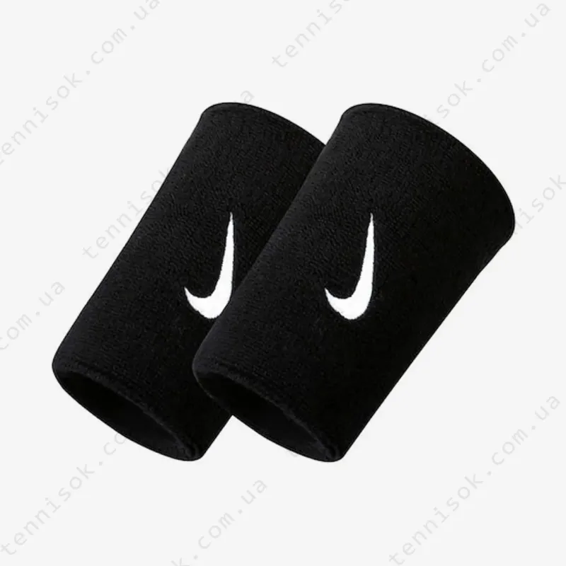 Напульсники Nike Swoosh Double Wide Wristband Black NNN05010OS
