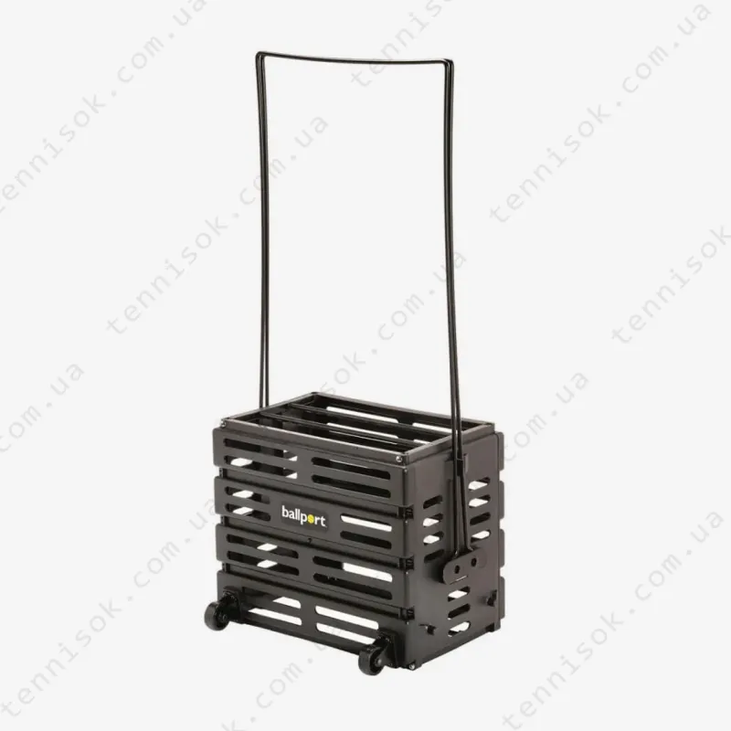 Корзина для тенниса Unique Ballport Deluxe-long Handles 80 Black