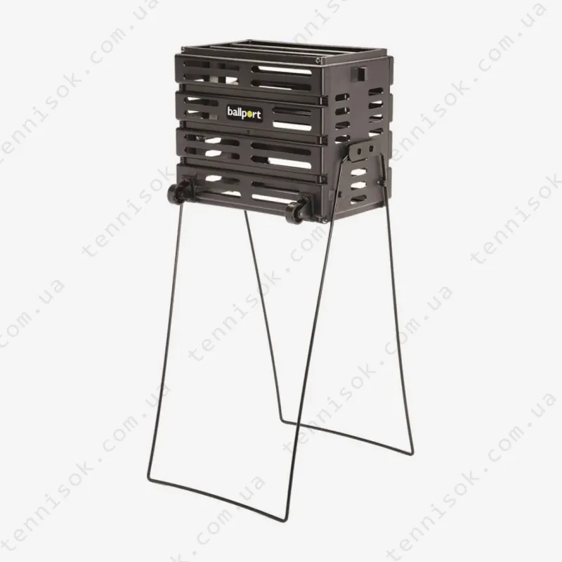 Корзина для тенниса Unique Ballport Deluxe-long Handles 80 Black