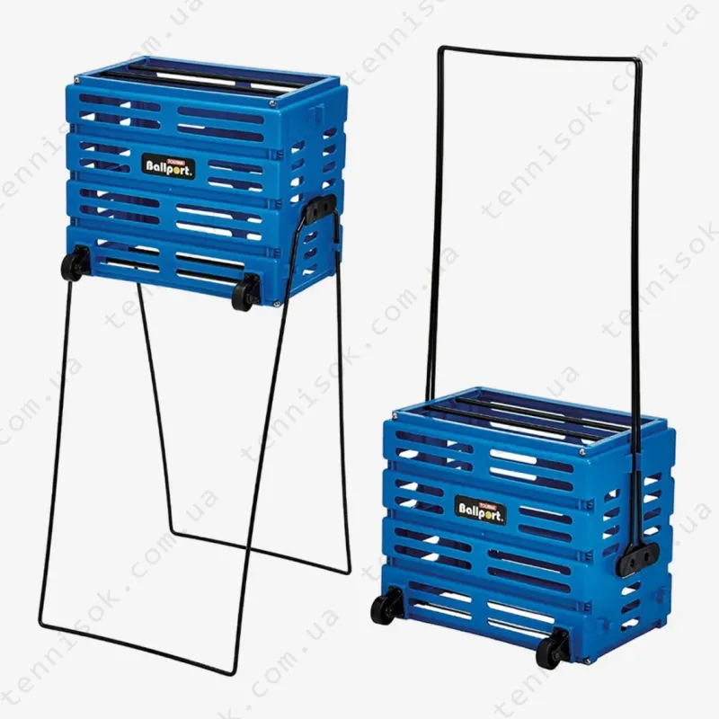 Корзина для тенниса Unique Ballport Deluxe-long Handles 80 Blue