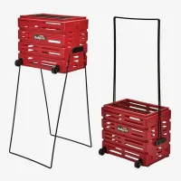 Корзина для тенниса Unique Ballport Deluxe-long Handles 80 Red