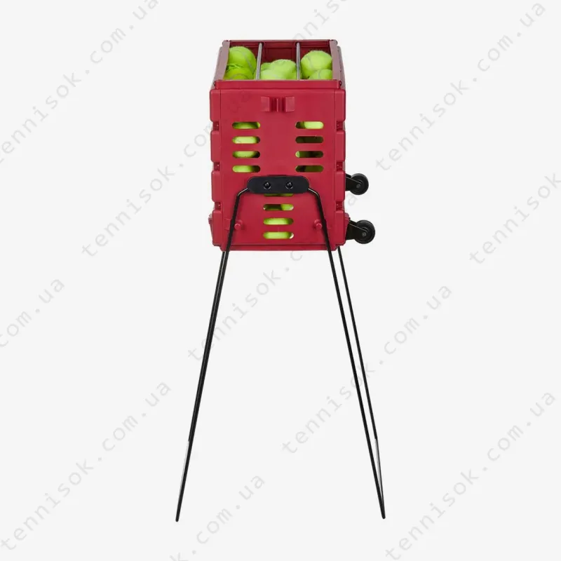 Корзина для тенниса Unique Ballport Deluxe-long Handles 80 Red