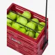 Корзина для тенниса Unique Ballport Deluxe-long Handles 80 Red