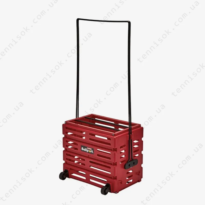 Корзина для тенниса Unique Ballport Deluxe-long Handles 80 Red