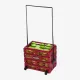 Корзина для тенниса Unique Ballport Deluxe-long Handles 80 Red