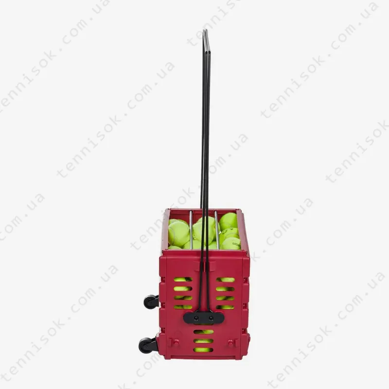 Корзина для тенниса Unique Ballport Deluxe-long Handles 80 Red