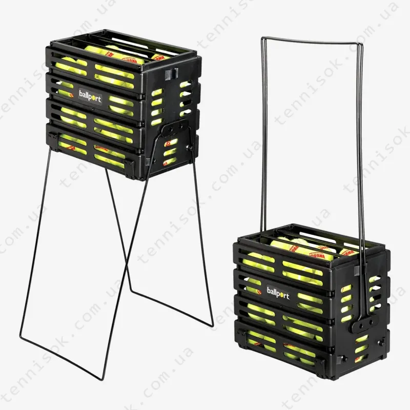 Кошик для тенісу Unique Sampras Ball Port 80 Black