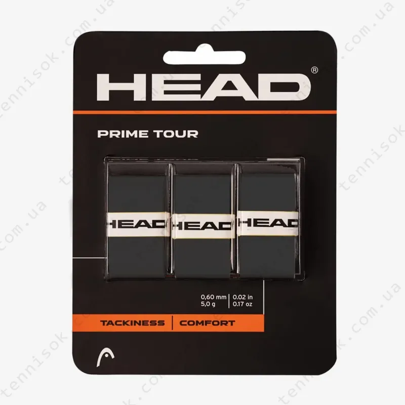 Намотки Head Prime Tour Black 3pcs 285621