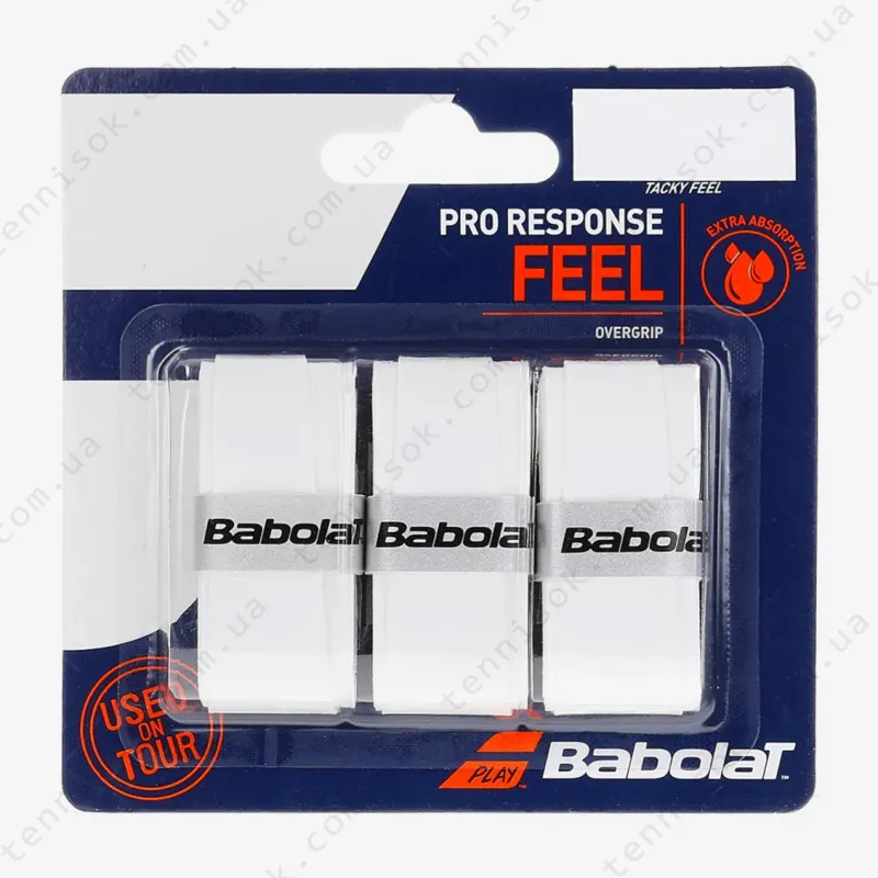 Намотки Babolat Pro Response White 3pcs 653048/101