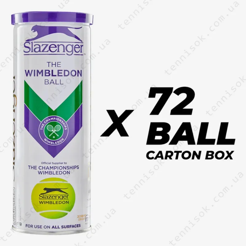 Теннисные мячи Slazenger Wimbledon 72ball
