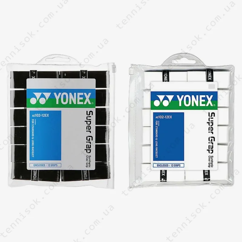 Намотки Yonex AC102-12 Super Grap Black 12pcs