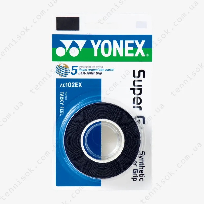 Намотки Yonex AC102-3 Super Grap Black 3pcs