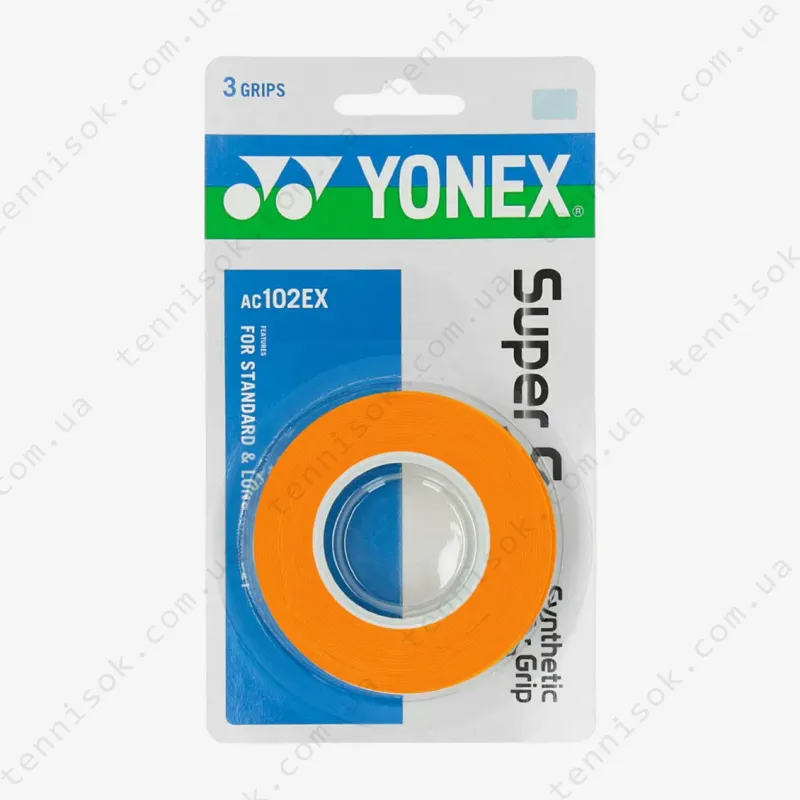 Намотки Yonex AC102-3 Super Grap Orange 3pcs
