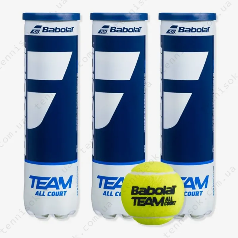 Тенісні м'ячі Babolat Team All Court 4ball