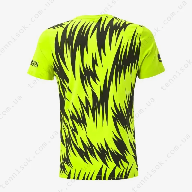 Теннисная футболка Hydrogen Scratch Fluo Yellow T00414-724