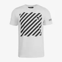 Теннисная футболка Hydrogen Tech Optical White Black T00222-077