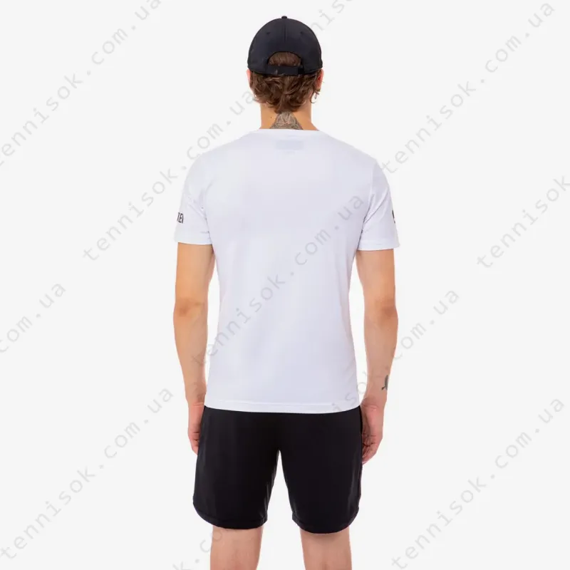 Теннисная футболка Hydrogen Tech Optical White Black T00222-077