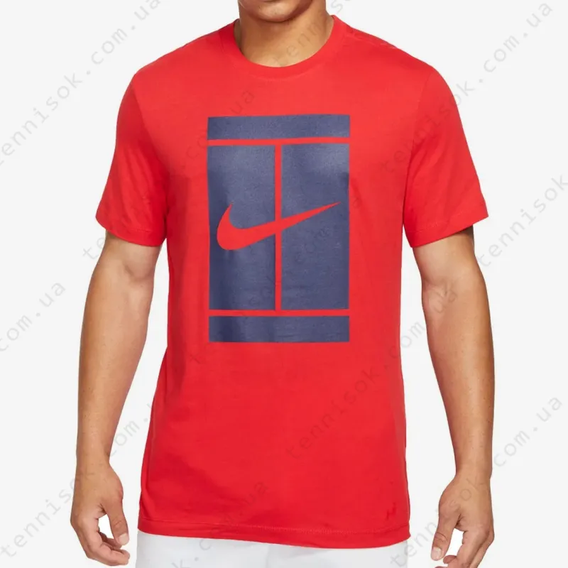 Теннисная футболка Nike Court Men's Tennis T-Shirt DJ2594-657