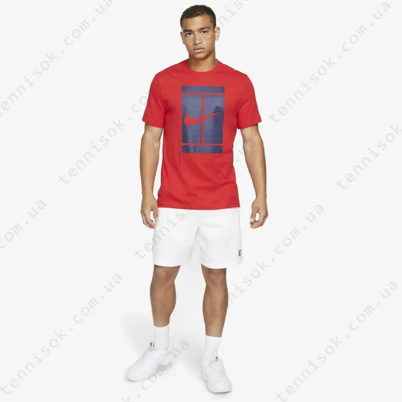 Теннисная футболка Nike Court Men's Tennis T-Shirt DJ2594-657