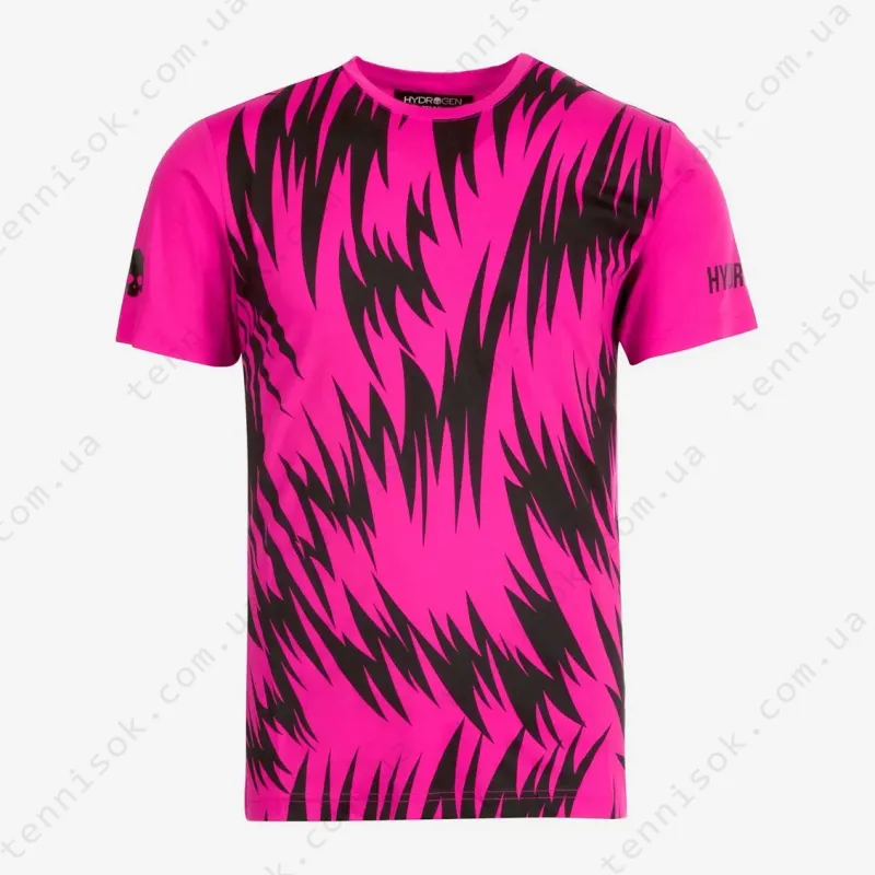 Теннисная футболка Hydrogen Scratch Tech Tee Pink T00414-723