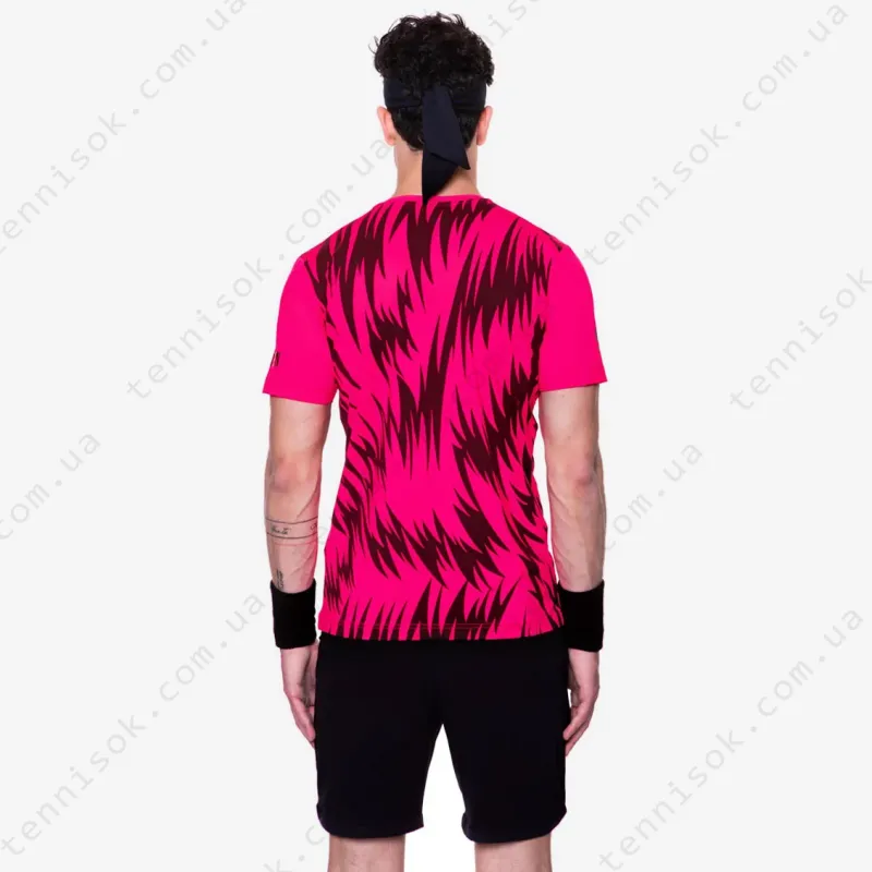 Теннисная футболка Hydrogen Scratch Tech Tee Pink T00414-723